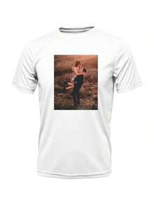 PB TECH Personalised Unisex Stag T-Shirt - Customised Image/Picture/Photo/Text - Black - View 6