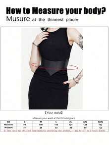 1pc Women's Renaissance Period Accessory, Black Sheer Lace Corset, Sexy Gothic Style Suitable For Halloween Party Or Daily Outfit Matching - Black - View 8