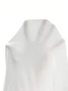 Vestido Mini Sin Tirantes De Color Sólido Para Mujer En Verano - Blanco - Ver 6