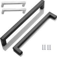2/4pcs Stainless Steel Cabinet Handles Drawer Pulls Kitchen Cabinet Door Handles Furniture Cabinet Door Handles Kitchen Drawer Pulls Cabinet Door Handles - AA - View 2