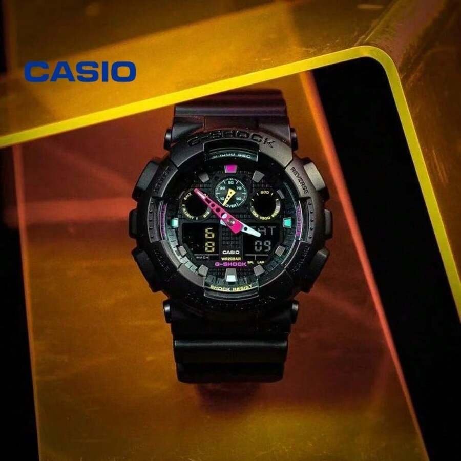 Casio 卡西欧 G-Shock GA-110 系列男士手表 200 米防水 LED 照明运动石英腕表 - 均碼 - 查看 1