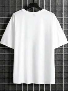 Women's Soft And Stretchy Round Neck T-Shirt, Regular Fit, Short Sleeve, Fun School Theme Print - High Quality - Putih - View 3