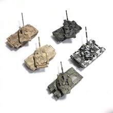 Bloques de construcción serie militar modelo juguetes creativos multiusos M1A2 leopardo 2A7  tanque de batalla principal para niño regalo de Navidad - Tanque Challenger - Ver 2