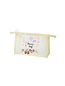 Mesh Makeup Bag With Skincare Theme Pattern, Featuring "Skincare Products" Letter Pattern, Multifunctional Makeup Bag, Portable Storage Bag, Makeup Bag, Skincare Bag, Travel Essential, Dorm Supplies, Bathroom Storage, Jewelry Storage, Lip Oil And Cosmetics Storage Bag, School Supplies Bag, Makeup Bag Holiday Essential, Cosmetics Storage, Wedding Bride Gift, Mother's Day Gift, Birthday Gift, Gift For Friends And Teachers - Multicolor - View 17