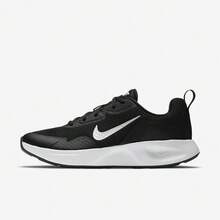 Nike Giày nữ cổ thấp thoáng khí, nhẹ, kiểu dáng thường ngày WEARALLDAY - Đen và trắng - Xem 5