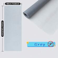 Household DIY Mosquito And Fly Screen Window Net, Pet-Proof Entry Barrier For Doors And Windows, Suitable For Windows, Doors, Patios, And Fences. Easy To Install. Screen Mesh - Grey - View 18