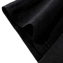 Mens relaxed casual T-shirt with  Tadeo design in 100 cotton - Negro - Ver 7