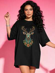 Camiseta de manga corta con cuello redondo suave y casual de verano para mujer, tops para salir, algodón, vintage, estilo callejero europeo y americano, casual deportivo, estilo unisex, estilo casual urbano, tops bonitos, Gen Z, curvy, ropa Y2K, camisetas divertidas, tops para damas, conjuntos de vacaciones para mujer, top lindo, camiseta gráfica, conjuntos de primavera, camisetas holgadas, ropa de calle retro, estilo de los 90, estilo de los 2000, subcultura, top negro, tops blancos, atuendo de fiesta de los 90. Negro - Negro - Ver 1