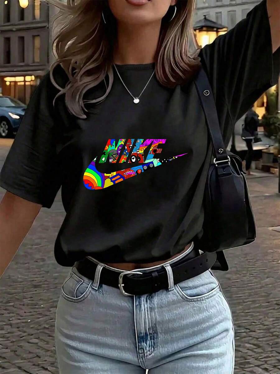 Women T-Shirts - Black - View 1
