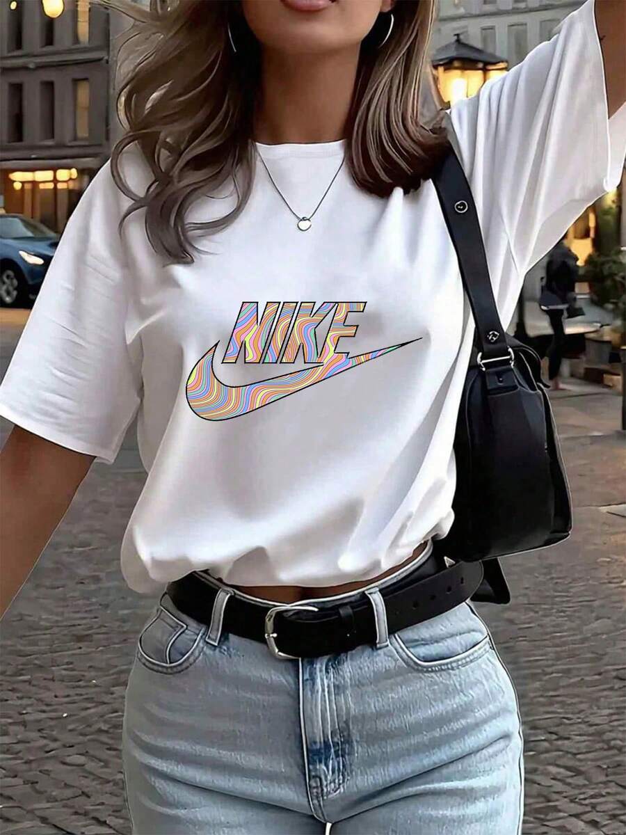 Dam-T-shirts - Vitt - Visa 1