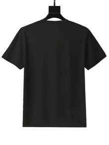 Dios me dio Impresión Gráfica Camiseta para Mujeres y Hombres Manga Corta 100% Algodón Pesado Cómodo Cuello Redondo, Suaves y Adorables Tops - Negro - Ver 2