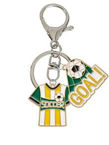 Gantungan Kunci Sepak Bola, Liontin Bola Sepak, Gantungan Tas Gaya Goth Y2K, Aksesori Gantungan Kunci Mobil Sport, Gantungan Kunci Multifungsi Ringan dan Tahan Lama, Gantungan Lanyard Modis dengan Desain Hati - MultiWarna - View 12