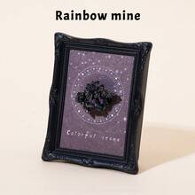 1PC Natural Crystal Ore Photo Frame Refrigerator Magnet, Reiki Energy Healing Feng Shui Decor, Good Luck Home Office Ornament, Thanksgiving Christmas Gift - Mining Marker Frame - View 13