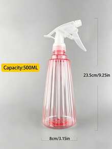 1pc 16.9oz Adjustable Spray Bottle Empty Plastic Storage Container Gardening Watering Can, Used For Watering Flowers And Disinfection - Multicolor - View 9