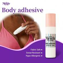 1pc Body Anti-Slip Glue, Anti-Exposure Glue Waterproof And Sweat-Proof, Clothing And Skirt Anti-Flash Anti-Slip Natural Adhesive, Essential Gift Choice, Summer Must-Have - A - View 1