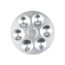 1pc Metal Hand Drawn Watercolor Palette 6/10/12 Wells Circular/Rectangular Painting Color Palette Mixing Paint Tray Art Supplies - Single Piece - View 12
