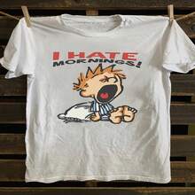 Graphic Print T-Shirt, Short Sleeve And Round Neck, Casual Top For Summer And Spring, Women's Clothing - Putih - View 2