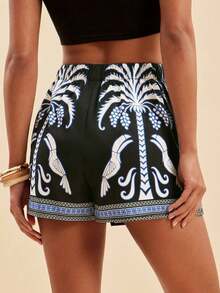 Plus Size Shorts - Multicolor 9 - View 2