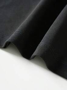 Camiseta de mujer para primavera y verano - Negro - Ver 3
