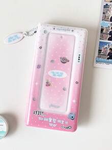 1 cuốn sổ đựng thẻ bốn ô họa tiết ngôi sao, sổ đựng sticker dải dài hình đầu to dành cho học sinh, album đựng thẻ nhỏ bốn ngăn. - Nhiều màu - Xem 11