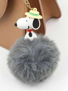 Llavero colgante con diseño de Snoopy de dibujos animados para decoración de automóvil, pequeño accesorio para niñas, regalo temático de estado de ánimo para parejas, pequeño presente para amantes - irregular - Ver 14