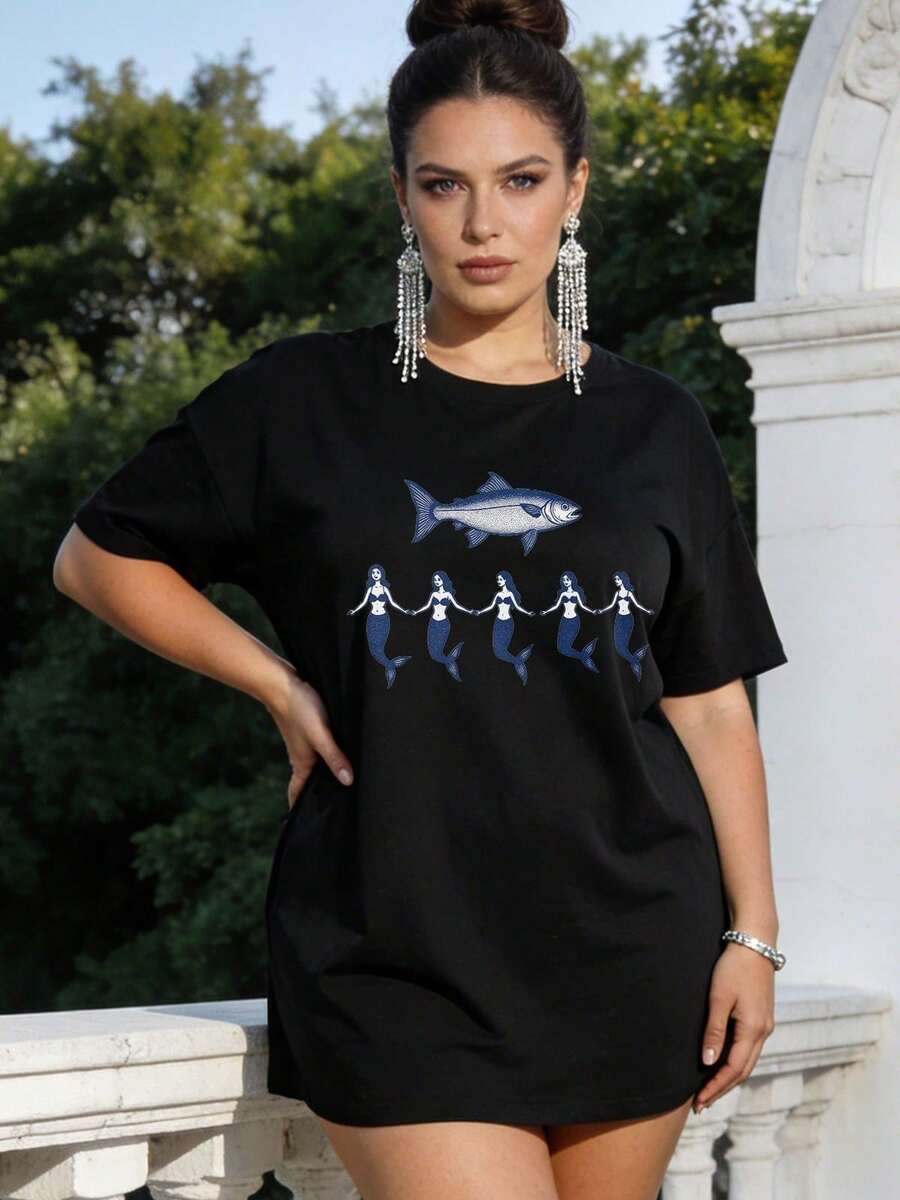 Camiseta de manga corta con cuello redondo suave y casual de verano para mujer, tops para salir, algodón, vintage, estilo callejero europeo y americano, casual deportivo, estilo unisex, estilo casual urbano, tops bonitos, Gen Z, curvy, ropa Y2K, camisetas divertidas, tops para damas, conjuntos de vacaciones para mujer, top lindo, camiseta gráfica, conjuntos de primavera, camisetas holgadas, ropa de calle retro, estilo de los 90, estilo de los 2000, subcultura, top negro, tops blancos, atuendo de fiesta de los 90. Negro - Negro - Ver 1