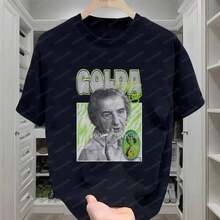 Camiseta de Golda Meir, camiseta de estilo vintage, Primera Ministra israelí, pionera, líder judía, icono feminista, prenda de recuerdo histórico israelí. - Negro - Ver 2