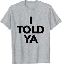 I Told Ya - Tennis - I Told You T-Shirt Tops For Women Summer T Shirts Summer Outfit For Women - 灰色 - 查看 1