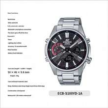 Casio Edifice ECB-S100 Series Men's Watch Solar Bluetooth Waterproof Sport Quartz Wristwatch - one-size - View 2