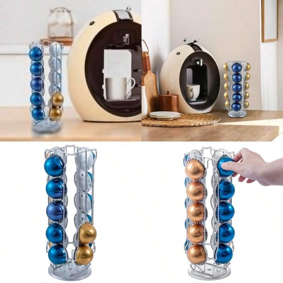 Coffee Capsule Storage Racks - plateado - ดู 1