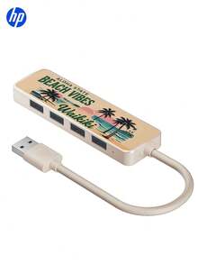HP USB-C 多功能扩展坞，带 2.0 集线器，兼容苹果笔记本电脑，支持 4K 投影、PD 充电，四合一扩展坞（黑色、白色、米色、银色） - 查看 13
