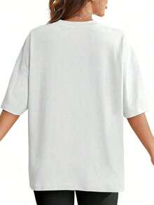FashionNEWCamiseta Mexicana con Estampado Floral para Mujer - Brillante con Patrón, Blusa Ligera Casual para Primavera/Verano, Fiestas y Eventos - Blusa Lavable a Máquina, Decoración de Temática Mexicana-Vintage Street Style Unisex Loose Cotton Short Sleeve Crew Neck T-Shirt - Blanco - Ver 2