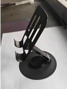 1PC 360 Degree Rotatable Swivel Foldable Height Angle Adjustable Heavy Duty Stable Anti‑Slip Durable Metal Desktop Phone Tablet Stand Holder Universal Portable Anti‑Shake Cell Phone Bracket Support Mount For Desk Office Home Bedroom Online Class Video Watching Live Streaming Gaming Video Call Study Work Meeting Daily Entertainment Use - All-metal Phone Holder - View 15