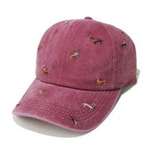 1pc Summer Quick-Dry Baseball Cap, Unisex, Letter Embroidery Contrast Color Design, Lightweight Breathable UV Protection, Street Hip-Hop Style Sun Hat - A - View 6