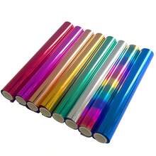 5米闪光箔卷 - 热激活转印纸，适用于制作精美的DIY剪贴簿、凸版印刷、压花和卡片设计 - 藍色 - 查看 3