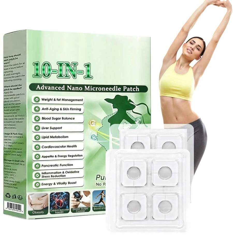 2026 New Upgraded Style10-In-1 Nano Patch, Advanced Patches, Natural Body Patches For Women And Men - Gentle Formula For All Skin(2 Boxes) - 1 - 查看 1