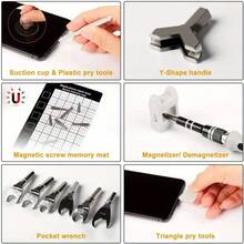 Bộ tua vít chính xác 135 trong 1, bộ dụng cụ sửa chữa DIY phù hợp để sửa chữa điện thoại thông minh, máy tính xách tay, máy tính để bàn, đồng hồ, kính mắt và các thiết bị điện tử khác. - A - Xem 2