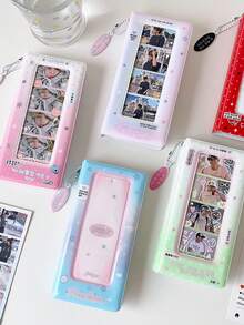 1 cuốn sổ đựng thẻ bốn ô họa tiết ngôi sao, sổ đựng sticker dải dài hình đầu to dành cho học sinh, album đựng thẻ nhỏ bốn ngăn. - Nhiều màu - Xem 6