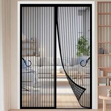 Heavy Duty Magnetic Screen Door - Automatic Sealing Hands-Free Mosquito Net, Pet & Child Friendly, Easy Magnetic Strip Installation, Durable Nylon Material, Bohemian Style, Hand Wash Only, Insect Proof Screen Door | Mesh Divider Door | Durable Nylon Mesh - A - View 10