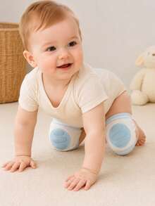 1 set Pelindung Lutut Bayi untuk Merangkak, Pelindung Lutut Anti Selip untuk Balita Saat Belajar Berjalan, Pelindung Lutut Bernapas & Anti Benturan untuk Bayi - MultiWarna - View 5