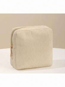 Multi-Color Sanitary Pad Storage Bag, Pink Sanitary Napkin Storage Bag, Large Capacity Minimalist Portable Storage Bag Suitable For Tampons, Sanitary Pads And Liners, Essential For Women, Great For Makeup Bag, Travel, Back To School, Camping, Holidays - Solid Color - View 7