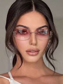 Silver Frame Double Pink
