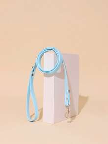A Simple And Stylish Sky-Blue PU Leash, Suitable For Pet Cats And Small Dogs, Perfect For Outdoor Walks (Not Suitable For Large Dogs) - Blue - View 6