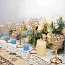 Kerzenhalter Set - Gold - Übersicht 6