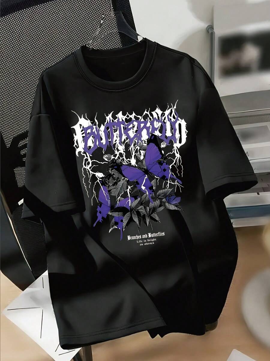 Camiseta de mujer para primavera y verano - Negro - Ver 1