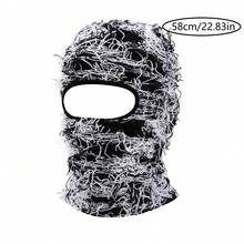 1 pieza Pasamontañas de moda a prueba de frío para hombres para la vida diaria y actividades al aire libre, gorro de punto para otoño - Multicolor - Ver 19