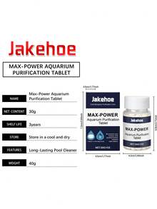 Aquarium Purification Tablets, Gentle Formula For Daily Water Tank Cleaning And Impurity Removal - A - View 5