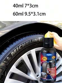 KineShineX Chất làm bóng lốp xe, chất làm đen, chất tăng độ bền và chống lão hóa, chất đánh bóng lốp xe, kem chăm sóc lốp xe, chất đánh bóng, chất sửa chữa sơn ô tô và phụ tùng ô tô. Miếng xốp dày hoặc mỏng được giao ngẫu nhiên. - A - Xem 8