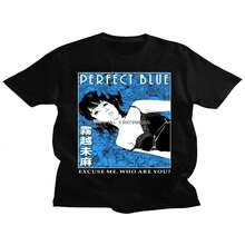 Camiseta de Anime Japonés Perfecta para Hombres y Mujeres, Manga Corta, Algodón, Ropa Gótica Estética, Unisex - Negro - Ver 2