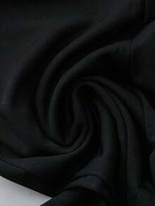 Pantalones acampanados unicolor - Negro - Ver 6